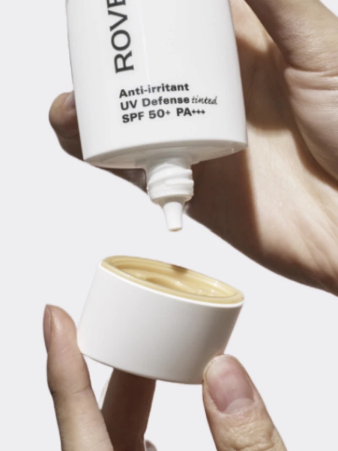 Солнцезащитный крем ROVECTIN Anti-irritant UV Defense Tinted SPF 50+ PA+++