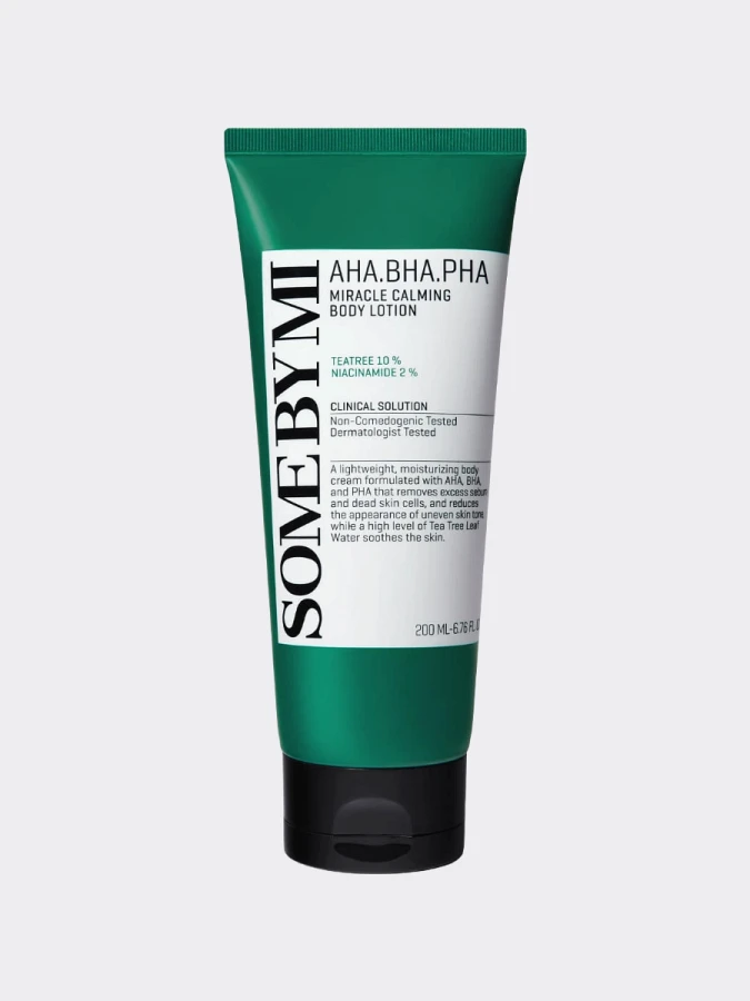 Успокаивающий лосьон для тела с кислотами Some By Mi AHA BHA PHA Calming Body Lotion