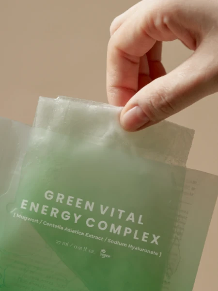 Успокаивающая тканевая маска с полынью AXIS-Y Green Vital Energy Complex Mask