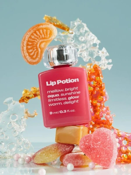 Легкий увлажняющий блеск-тинт для губ ALTERNATIVE STEREO Lip Potion Aqua Glow No.7 Pink Soda