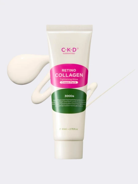 Разглаживающая маска-плёнка с коллагеном CKD Retino Collagen Small Molecule 300 Tightening Cream Pack
