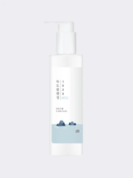 Мягкое молочко для снятия макияжа с морской водой Round Lab 1025 Dokdo Cleansing Milk Мягкое молочко для снятия макияжа с морской водой Round Lab 1025 Dokdo Cleansing Milk