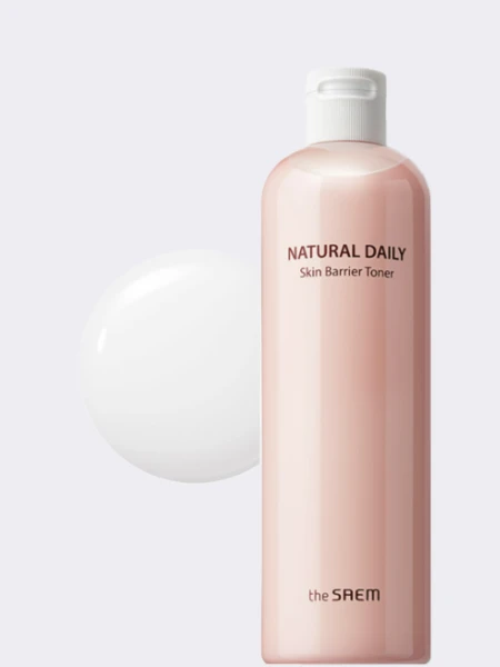 Ежедневный увлажняющий тонер с керамидами и гиалуроновой кислотой The Saem Natural Daily Skin Barrier Toner Ежедневный увлажняющий тонер с керамидами и гиалуроновой кислотой The Saem Natural Daily Skin Barrier Toner