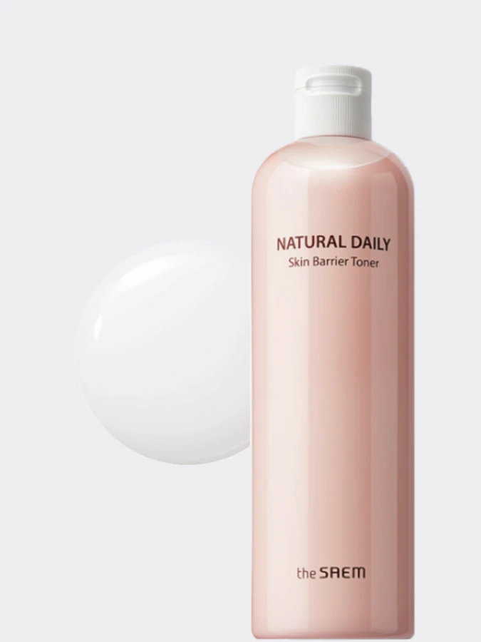 Ежедневный увлажняющий тонер с керамидами и гиалуроновой кислотой The Saem Natural Daily Skin Barrier Toner