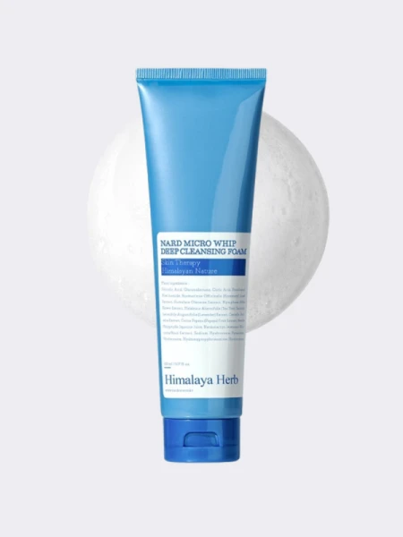 Глубокоочищающая пенка для умывания с гиалуроновой кислотой NARD Micro Whip Deep Cleansing Foam