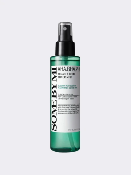 Противовоспалительный спрей для тела с кислотами Some By Mi AHA-BHA-PHA 30 Days Miracle Body Toner Mist