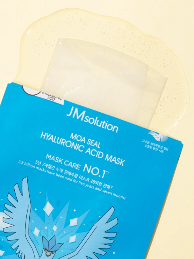 Набор увлажняющих тканевых масок с гиалуроновой кислотой JMSolution Moa Seal Hyaluronic Acid Mask