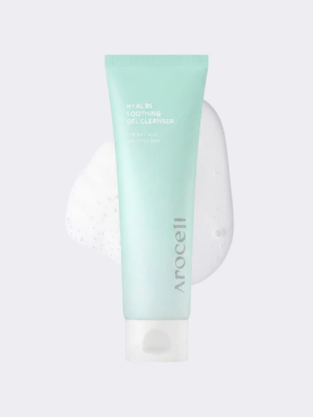Успокаивающий гель для умывания с пантенолом Arocell Hyal B5 Soothing Gel Cleanser