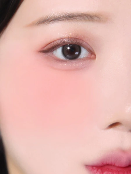 Мягкие румяна с сияющим финишем в ярком розовом оттенке The Saem Jelly Blusher PK02 Scarlet Pink