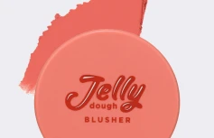 Мягкие румяна в оттенке мякоти грейпфрута HOLIKA HOLIKA Jelly Dough Blusher 02 Grapefruit Jelly