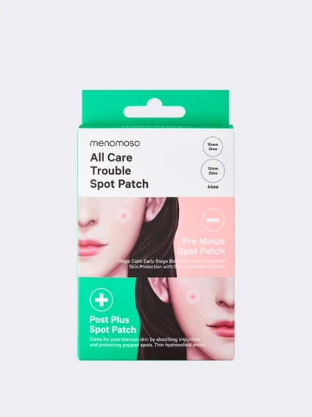 Патчи против воспалений двух видов MENOMOSO All Care Trouble Spot Patch