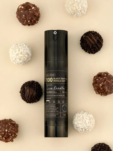 Разглаживающая сыворотка-бустер со спикулами и экстрактом трюфеля VT Black Truffle Reedle Shot 100