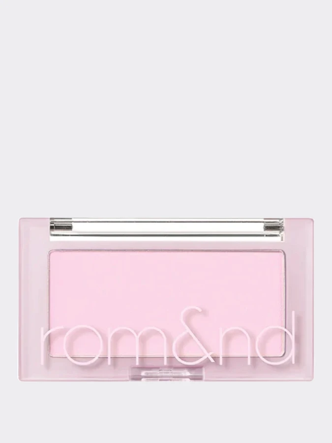 Мягкие спрессованные румяна в лиловом оттенке rom&nd Better Than Cheek W01 Odi Milk