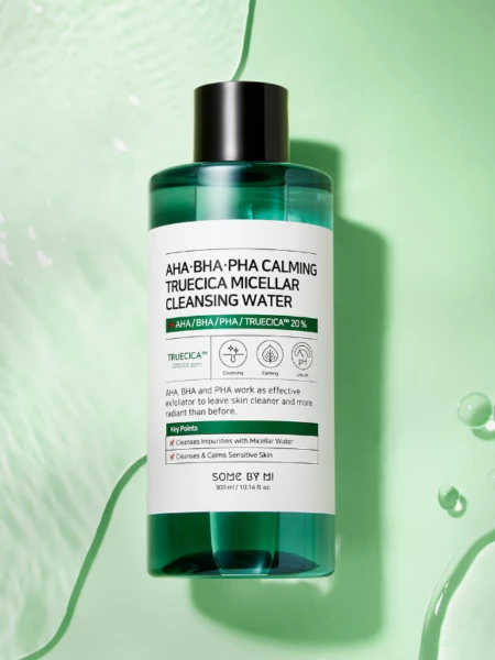 Мицеллярная вода для снятия макияжа Some By Mi AHA BHA PHA Calming Truecica Micellar Cleansing Water Мицеллярная вода для снятия макияжа Some By Mi AHA BHA PHA Calming Truecica Micellar Cleansing Water