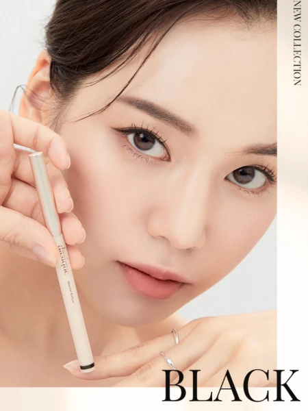 Гелевая подводка для век в формате карандаша в чёрном оттенке Dasique Slim Gel Eyeliner #01 Black Гелевая подводка для век в формате карандаша в чёрном оттенке Dasique Slim Gel Eyeliner #01 Black