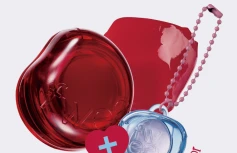 Набор: Оттеночное желе для губ и щёк + брелок fwee Lip&Cheek Glowy Jelly Pot JR01 Squeezed Keyring Set