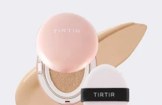 МИНИ Тональный кушон со стойким матовым финишем TIRTIR Mask Fit All-Cover Cushion 23N Sand