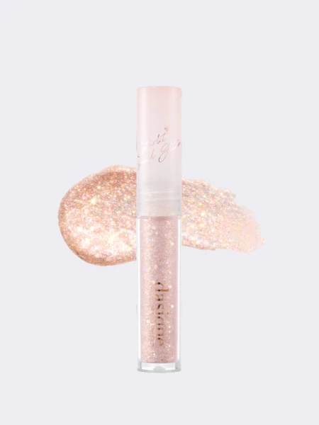 Жидкий глиттер для век Dasique Starlit Jewel Liquid Glitter #05 Light Peach