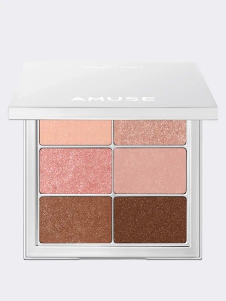 Палетка теней для век AMUSE Eye Vegan Sheer Palette 02 Sheer Pink