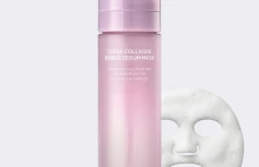 Пузырьковая маска-сыворотка с коллагеном и ПДРН Arocell Super Collagen Bubble Serum Mask