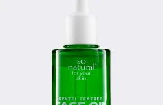 Масло для лица с центеллой и чайным деревом So Natural Centel Teatree Face Oil