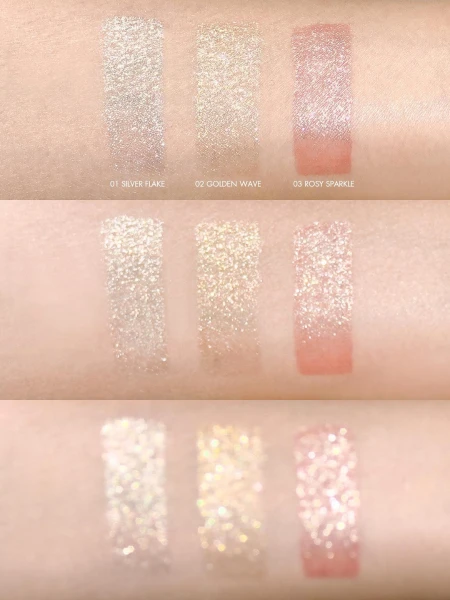 Сияющая подводка для век в розовом оттенке rom&nd Twinkle Pen Liner 03 Rosy Sparkle