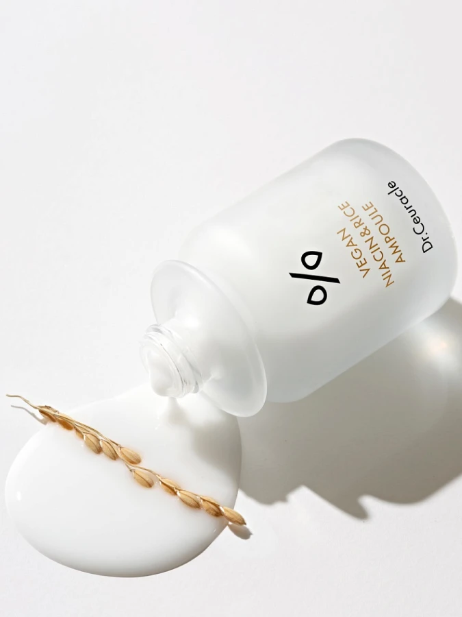 Осветляющая ампульная сыворотка с рисовым экстрактом Dr.Ceuracle Vegan Niacin & Rice Ampoule