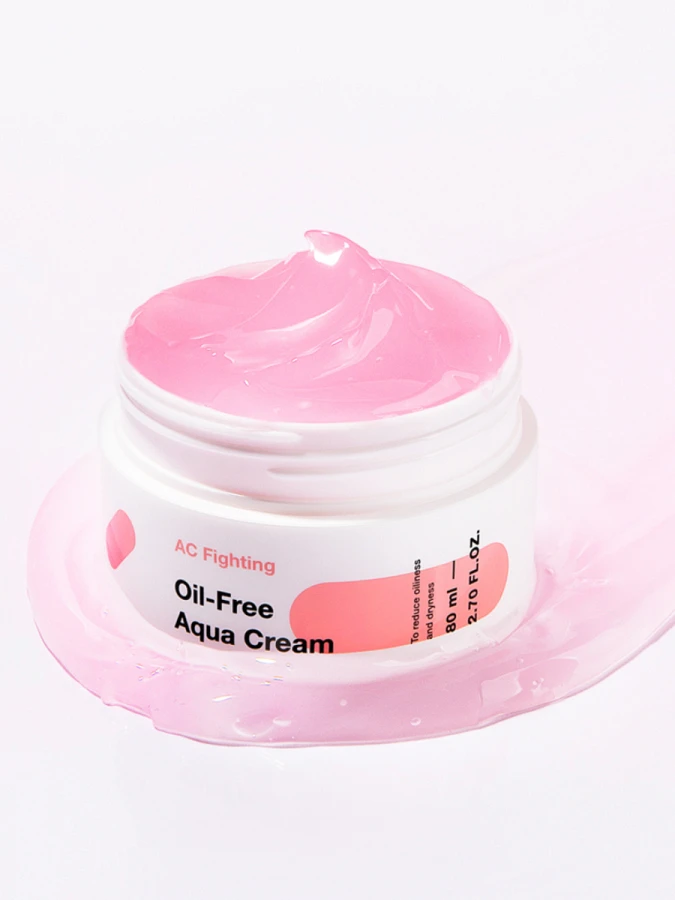 Лёгкий увлажняющий гель-крем для лица TIAM AC Fighting Oil-Free Aqua Cream