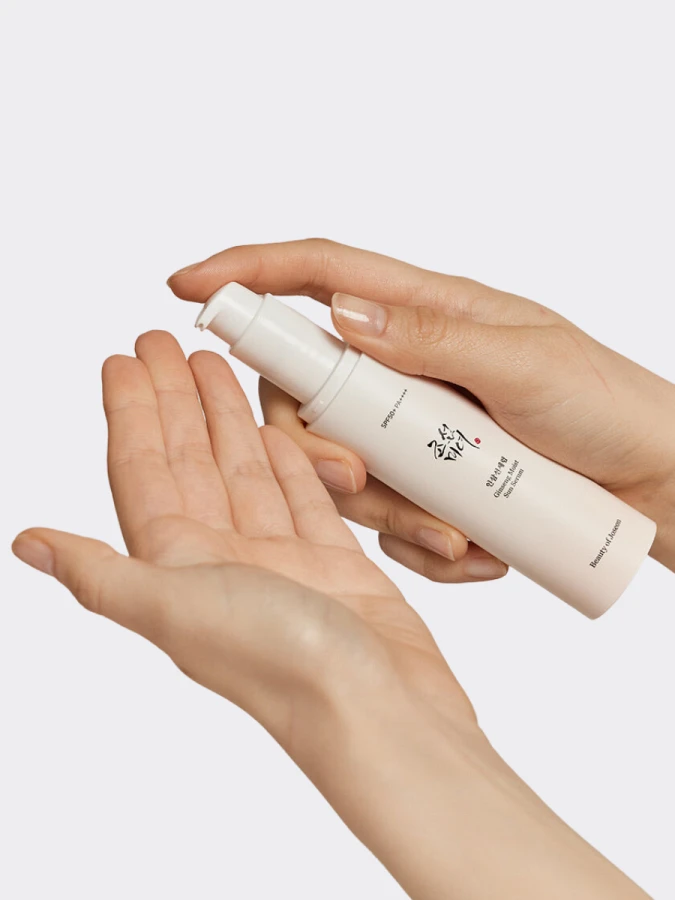 Солнцезащитный флюид с экстрактом женьшеня Beauty of Joseon Ginseng Moist Sun Serum SPF50+ PA++++
