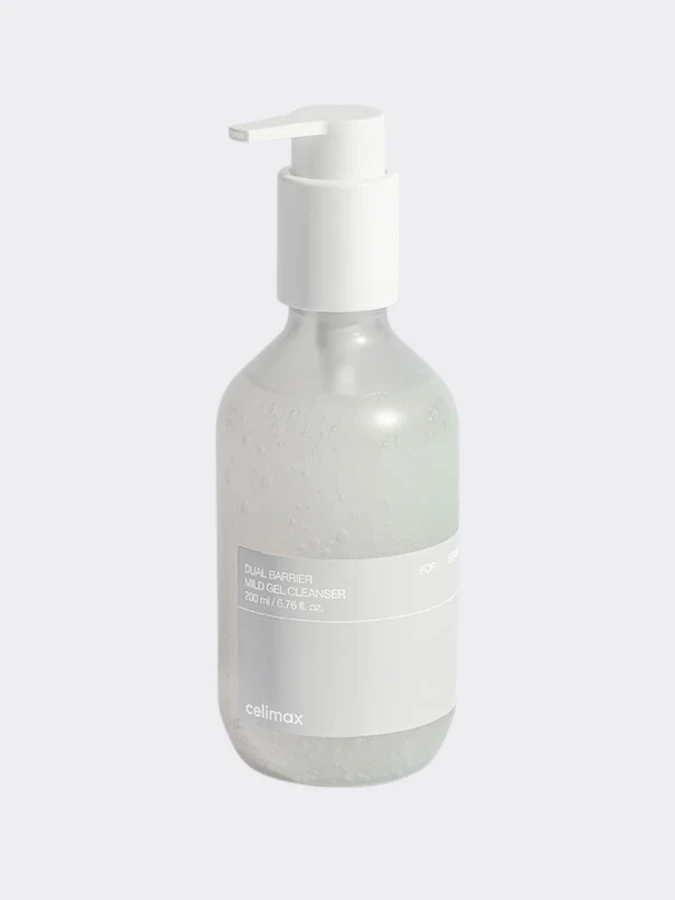 Мягкая гель-пенка для умывания с керамидами Celimax Dual Barrier Mild Gel Cleanser