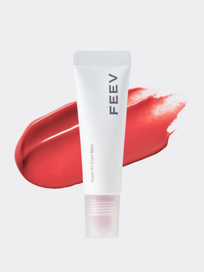 Обновлённый оттеночный бальзам для губ FEEV Hyper-Fit Color Balm Peach Peeling