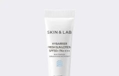 МИНИ Увлажняющий солнцезащитный крем с гиалуроновой кислотой SKIN&LAB Hybarrier Fresh Sun Lotion SFP50+ PA++++