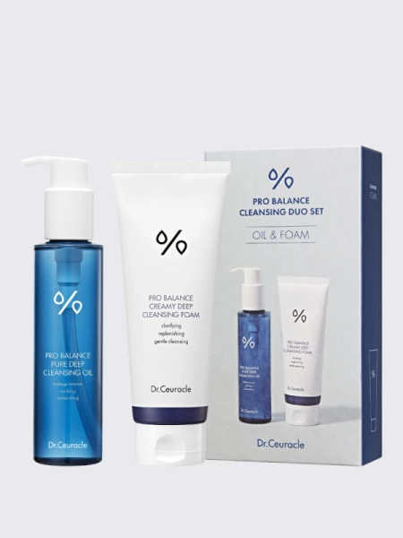 Дуэт очищающих средств для лица с пробиотиками Dr.Ceuracle Pro Balance Duo Set