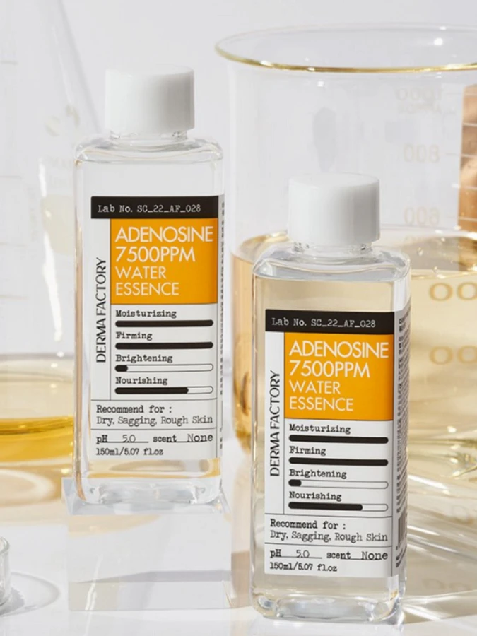 Увлажняющий тонер-эссенция для лица с аденозином Derma Factory Adenosine 7500 Ppm Water Essence