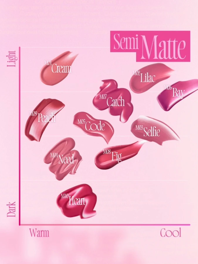 Стойкий тинт для губ с полуматовым финишем fwee Pink Obsession Stay-fit Lip Tint M02 Lilac Pink