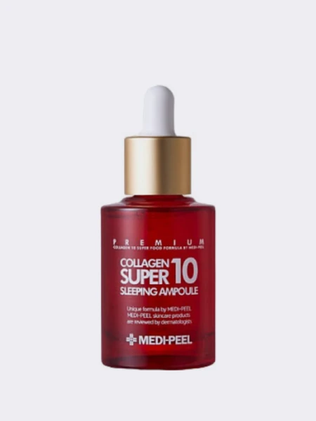 Ночная восстанавливающая ампульная сыворотка с коллагеном MEDI-PEEL Collagen Super 10 Sleeping Ampoule
