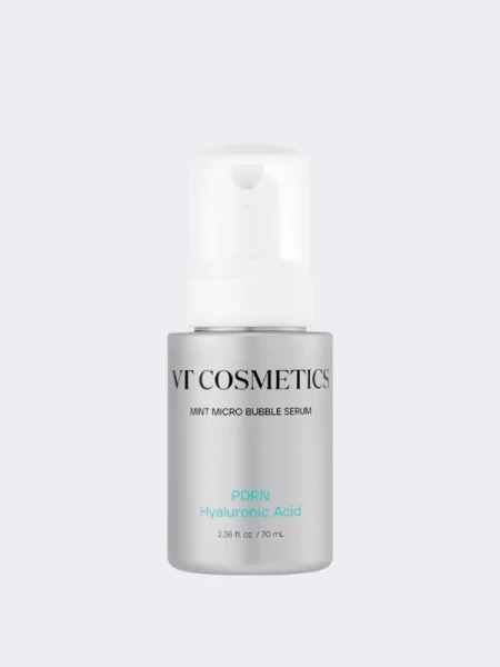 Восстанавливающая пузырьковая сыворотка с ПДРН и гиалуроновой кислотой VT PDRN Hyaluronic Mint Micro Bubble Serum