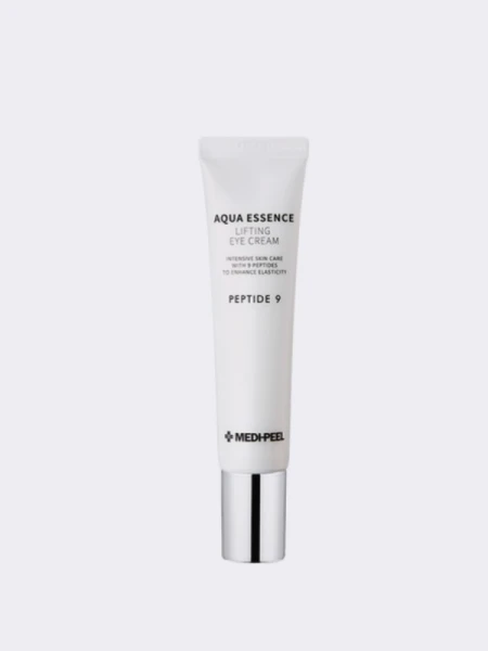 Разглаживающий крем для век с комплексом пептидов MEDI-PEEL Peptide 9 Aqua Essence Lifting Eye Cream Разглаживающий крем для век с комплексом пептидов MEDI-PEEL Peptide 9 Aqua Essence Lifting Eye Cream