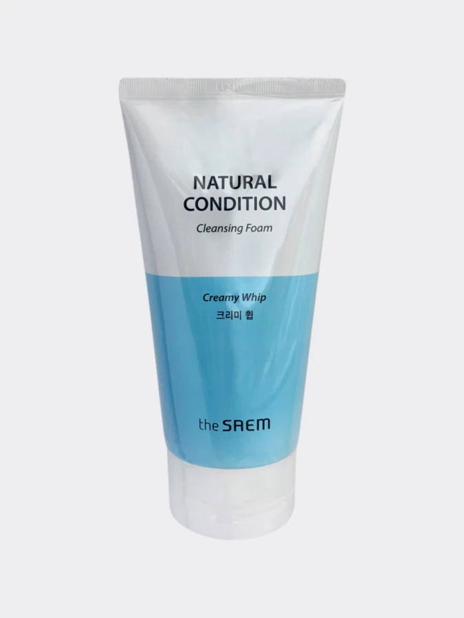 Увлажняющая пенка для умывания The Saem Natural Condition Cleansing Foam Creamy Whip
