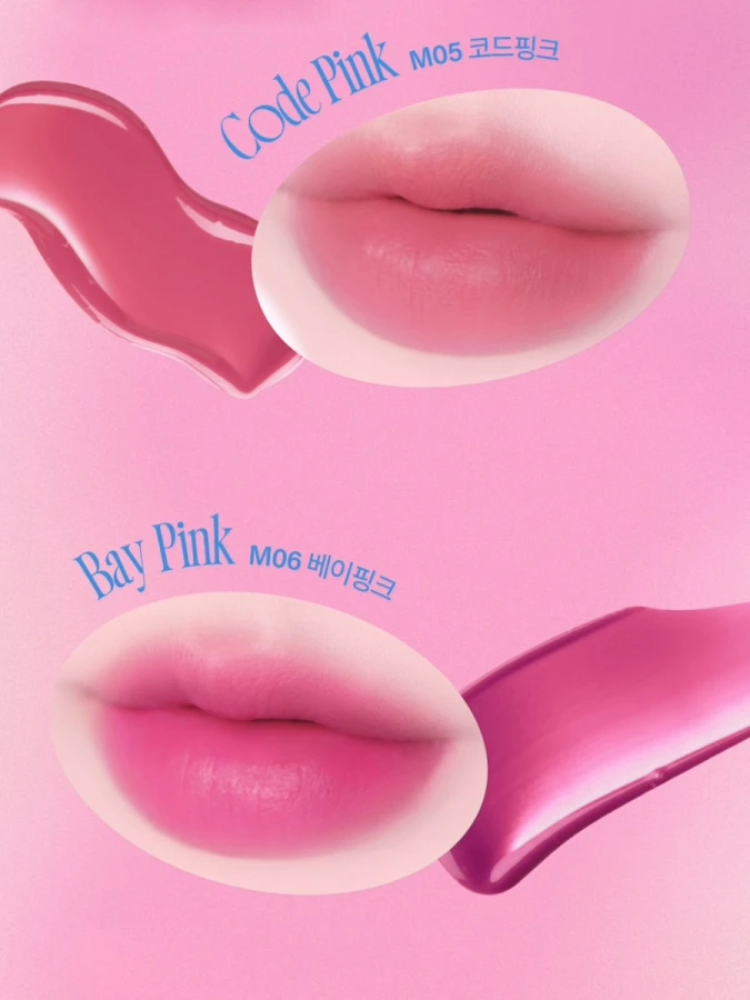 Стойкий тинт для губ с полуматовым финишем fwee Pink Obsession Stay-fit Lip Tint M05 Code Pink