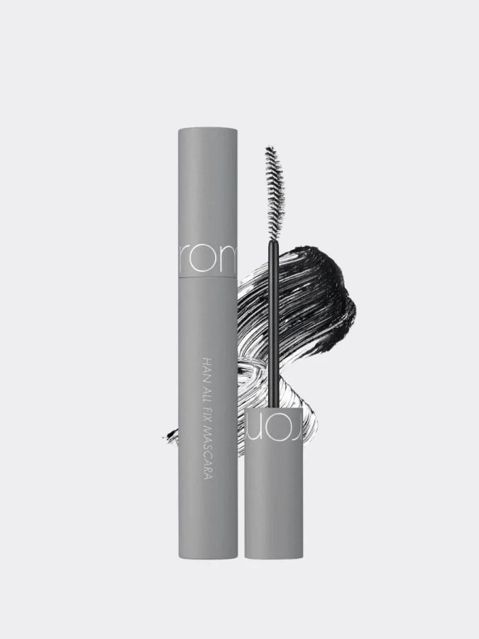 Удлиняющая тушь для ресниц в чёрном оттенке rom&nd Han All Fix Mascara L01 Long Black