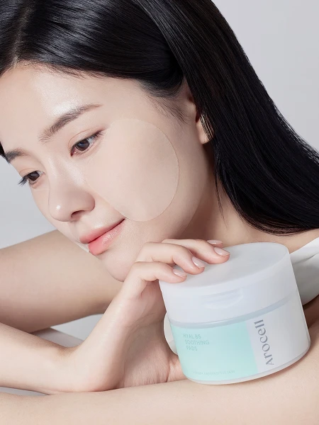 Увлажняющие тонер-диски с гиалуроновой кислотой Arocell Hyal B5 Soothing Pads