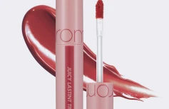 Сочный глянцевый тинт для губ с вишнёвым оттенком rom&nd Juicy Lasting Tint 24 Peeling Angdoo