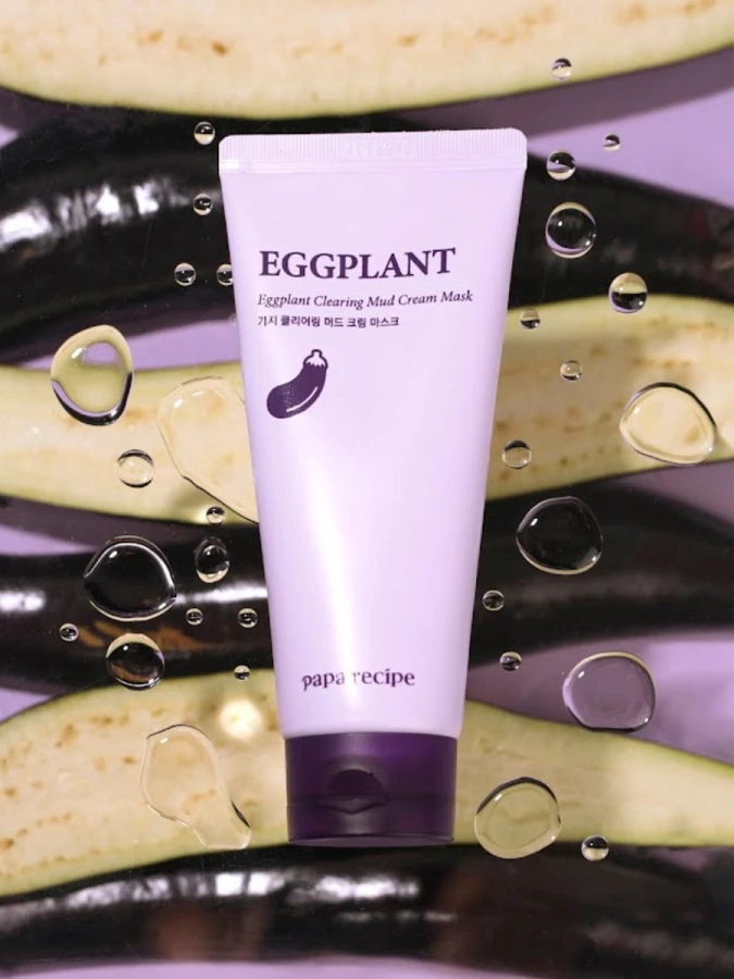 Очищающая глиняная маска с экстрактом баклажана Papa Recipe Eggplant Clearing Mud Cream Mask