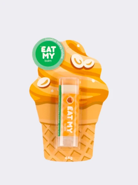 Бальзам для губ с ароматом медового пломбира с фундуком  EAT MY BALM Hazelnut Honey Sundae