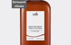 Очищающий шампунь для волос с экстрактом женьшеня и яблока La’dor Root Re-Boot Purifying Shampoo Ginger & Apple