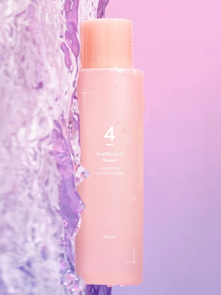 Увлажняющий тонер для лица с минеральной водой Numbuzin No.4 Hydrating Glow Mineral Toner Увлажняющий тонер для лица с минеральной водой Numbuzin No.4 Hydrating Glow Mineral Toner