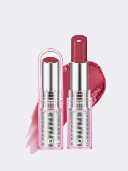 Набор: Тональный кушон с влажным финишем + оттеночный бальзам для губ AMUSE Dew x Dew Mauve Rose Limited Edition Набор: Тональный кушон с влажным финишем + оттеночный бальзам для губ AMUSE Dew x Dew Mauve Rose Limited Edition