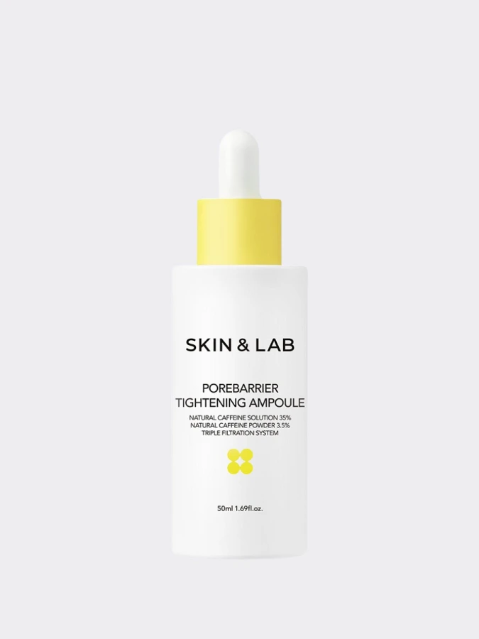 Обновлённая сыворотка для сужения пор с кофеином SKIN&LAB Porebarrier Tightening Ampoule