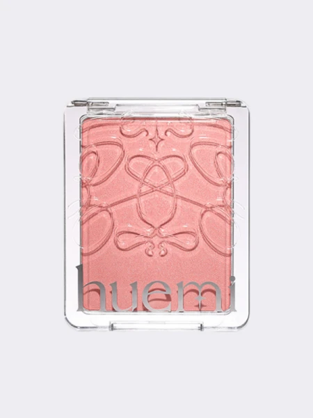 Сияющие румяна в персиковом оттенке Huemi Inner Glow Soft Blush №02 Peach Beam